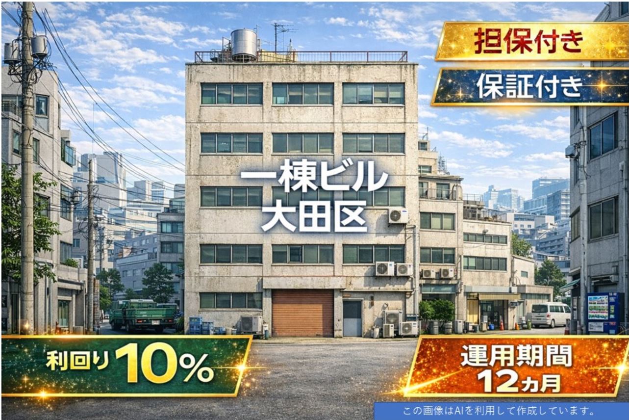 不動産担保ローンファンド#157(一棟ビル@大田区)